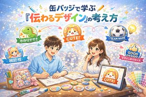 缶バッジで学ぶ「伝わるデザイン」の考え方