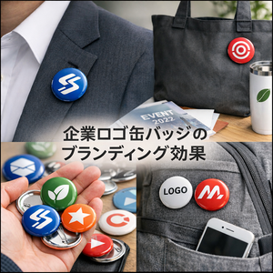 企業ロゴ缶バッジのブランディング効果