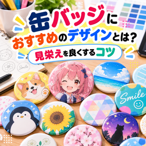 缶バッジにおすすめのデザインとは？見栄えを良くするコツ