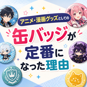 アニメ・漫画グッズとしての缶バッジが定番になった理由